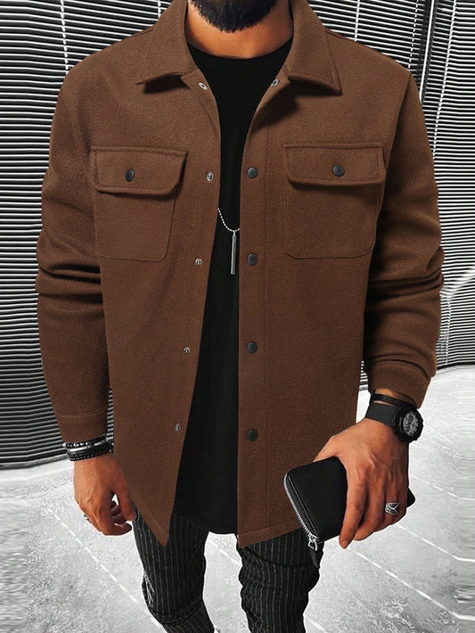 Dark Brown Flannel