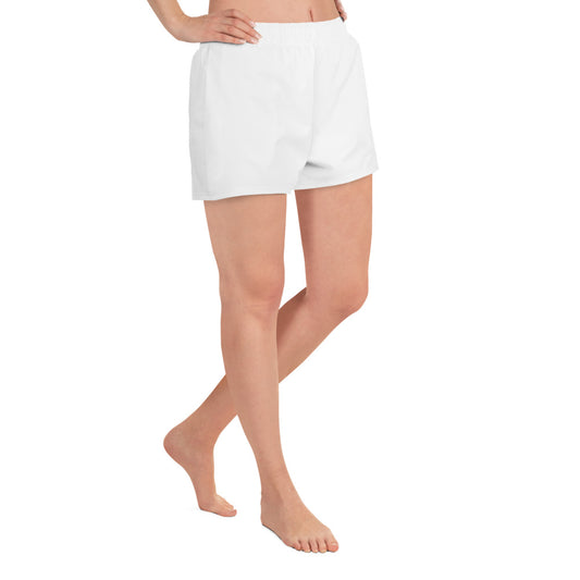 Women’s White CS Athletic Shorts
